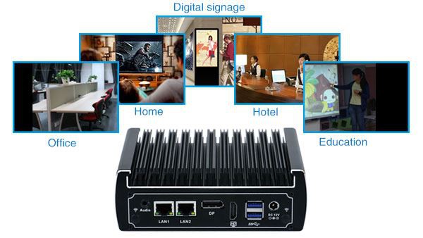 มินิพีซี Intel Core I3 I5 Dual Lan แบร์โบน