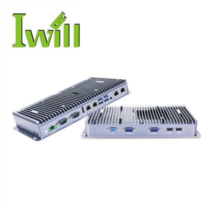 I5 I7 พีซีอุตสาหกรรมไร้พัดลม