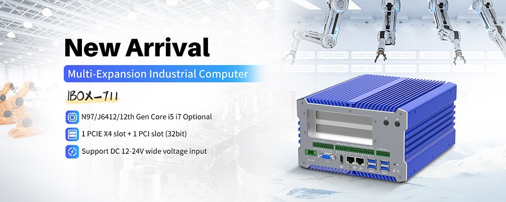 Multi-expansion slot fanless industrial computer Multi-expansion slot fanless industrial computer